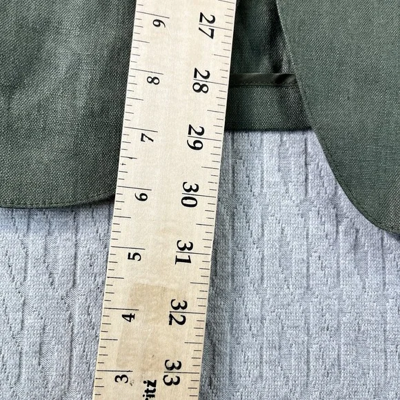 (Sene) linen New‎ without tags Men (44) blazer 2 button olive formal sport Coat